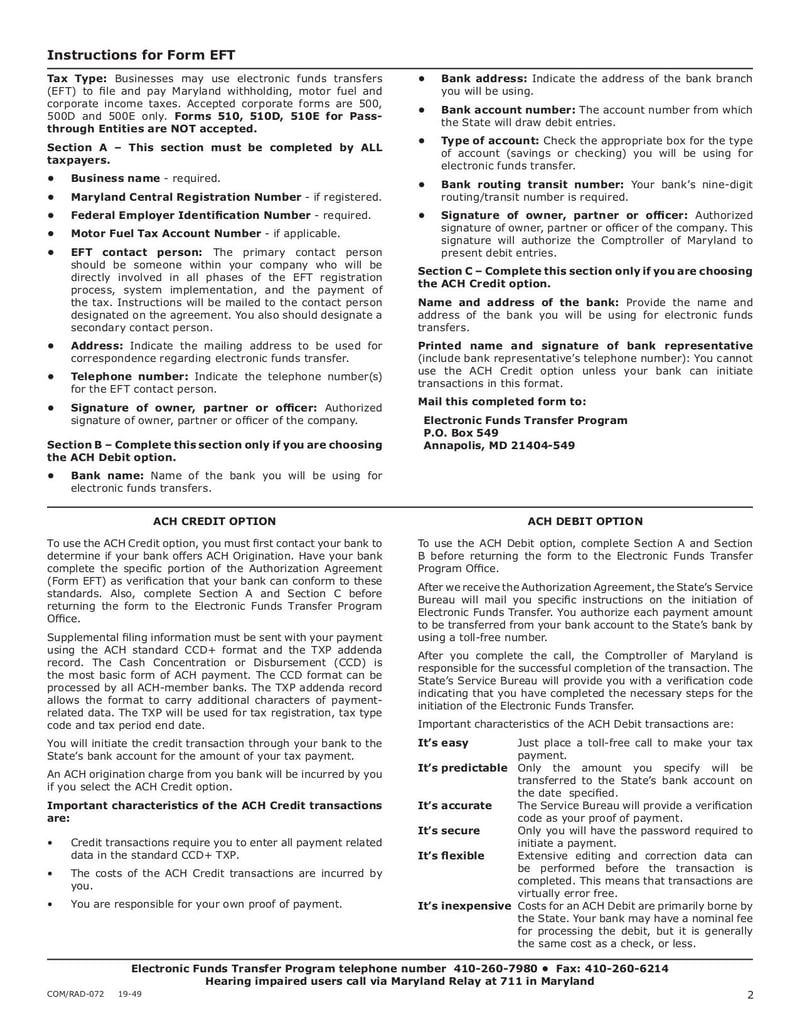 Large thumbnail of Form EFT - Apr 2020