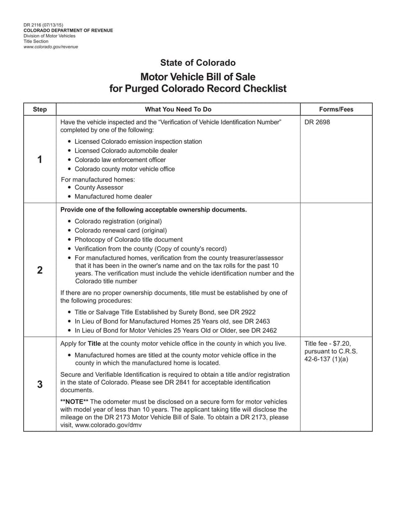 Large thumbnail of Form DR 2116