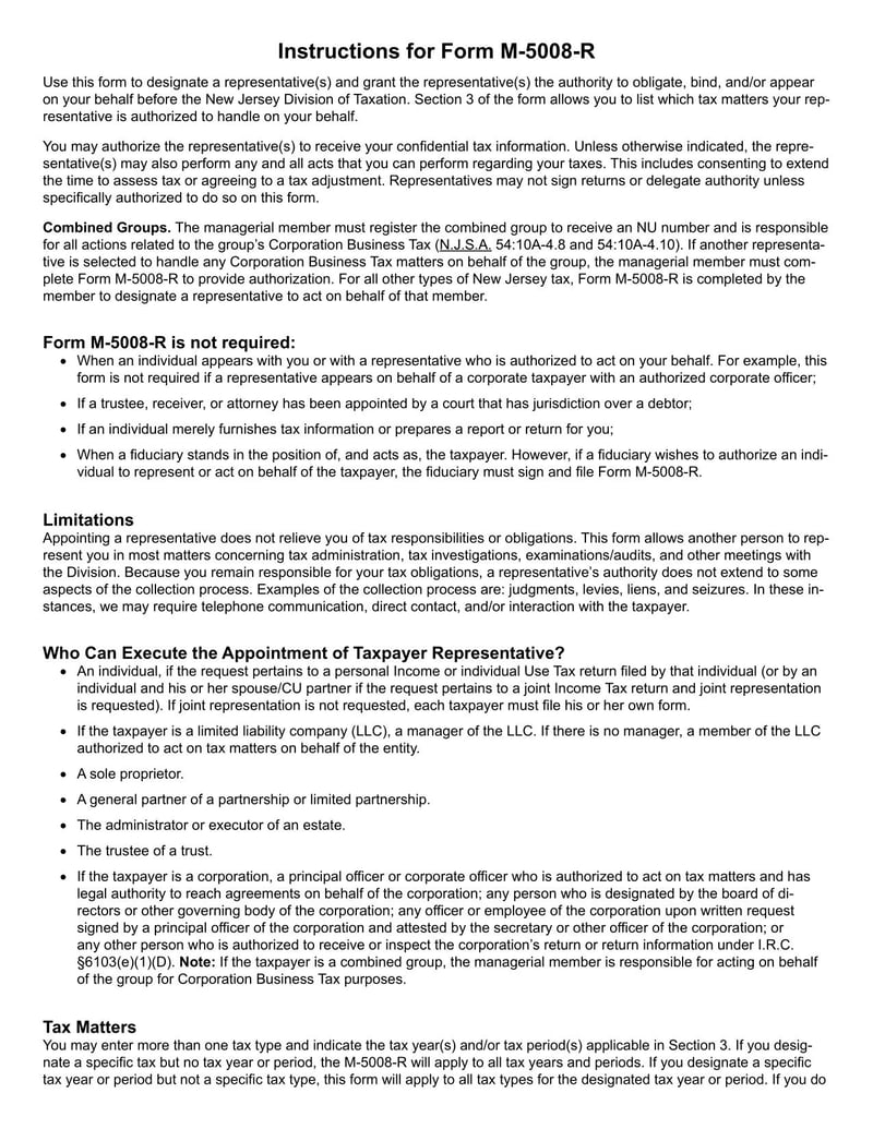 Large thumbnail of Form M-5008-R - 2024