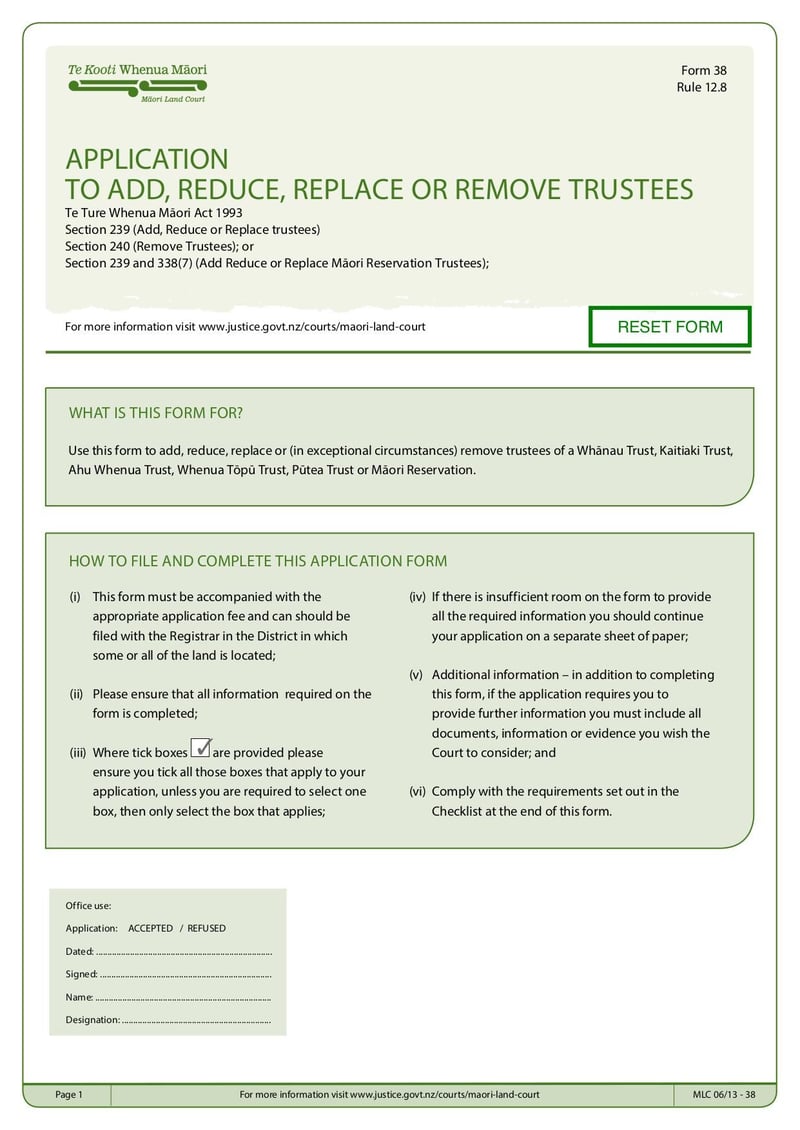 Large thumbnail of MLC Form 38 - Apr 2021