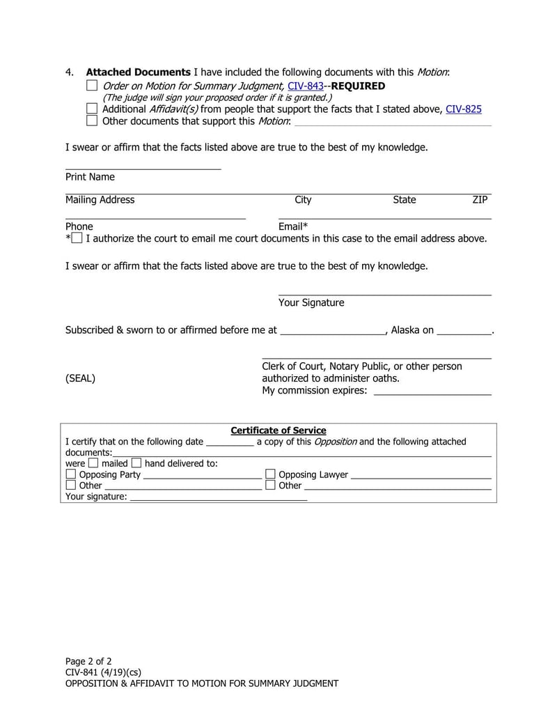 Large thumbnail of Form CIV-841