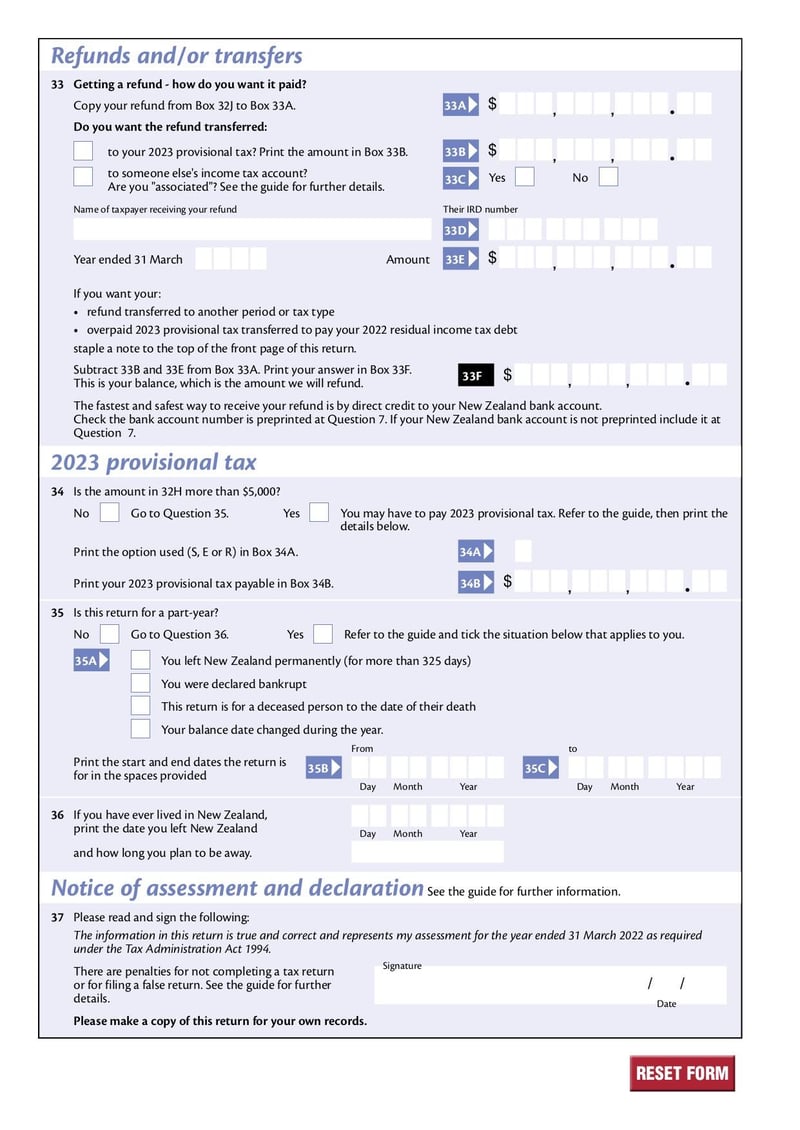 Large thumbnail of Form IR3NR - Mar 2022
