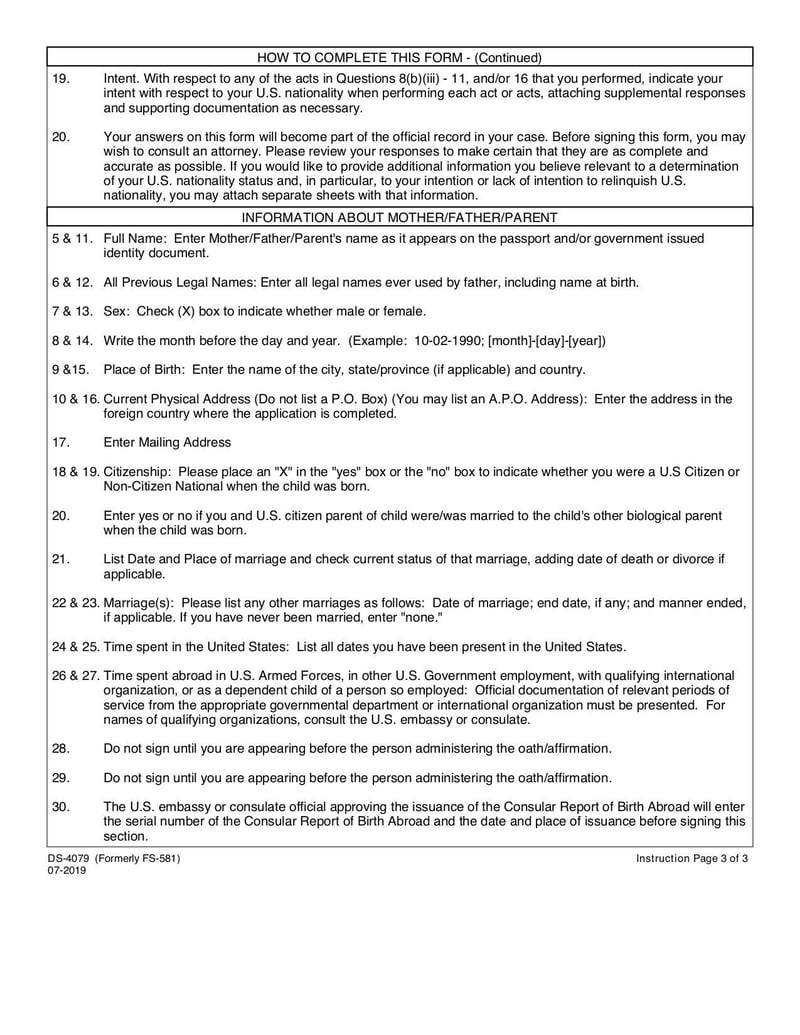 Large thumbnail of Form DS-4079 - Jul 2020