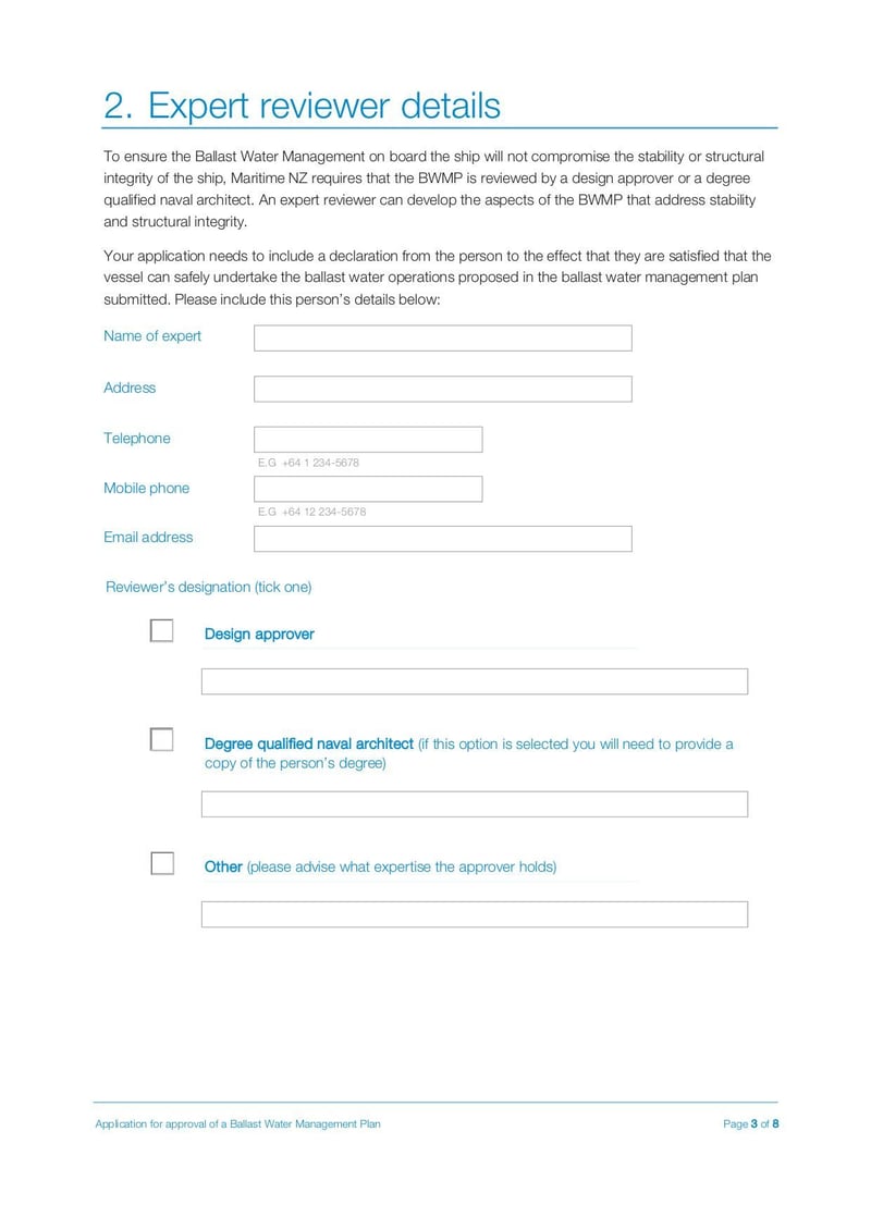 Large thumbnail of Ballast Water Management Plan Approval Form - Jul 2019