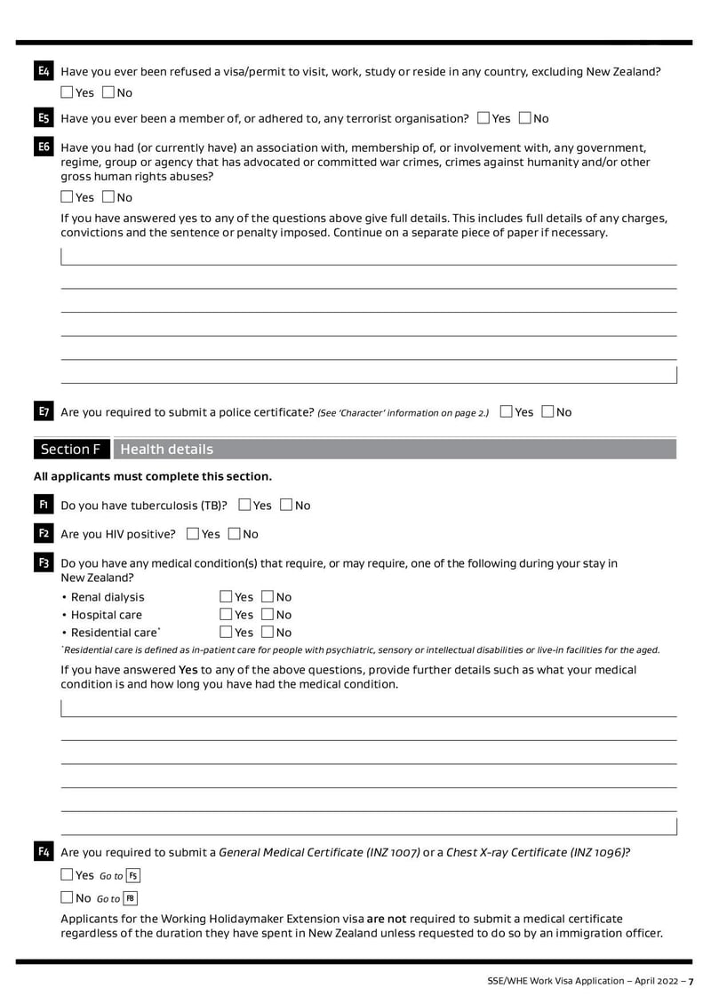 Large thumbnail of Form INZ 1153 - Feb 2023
