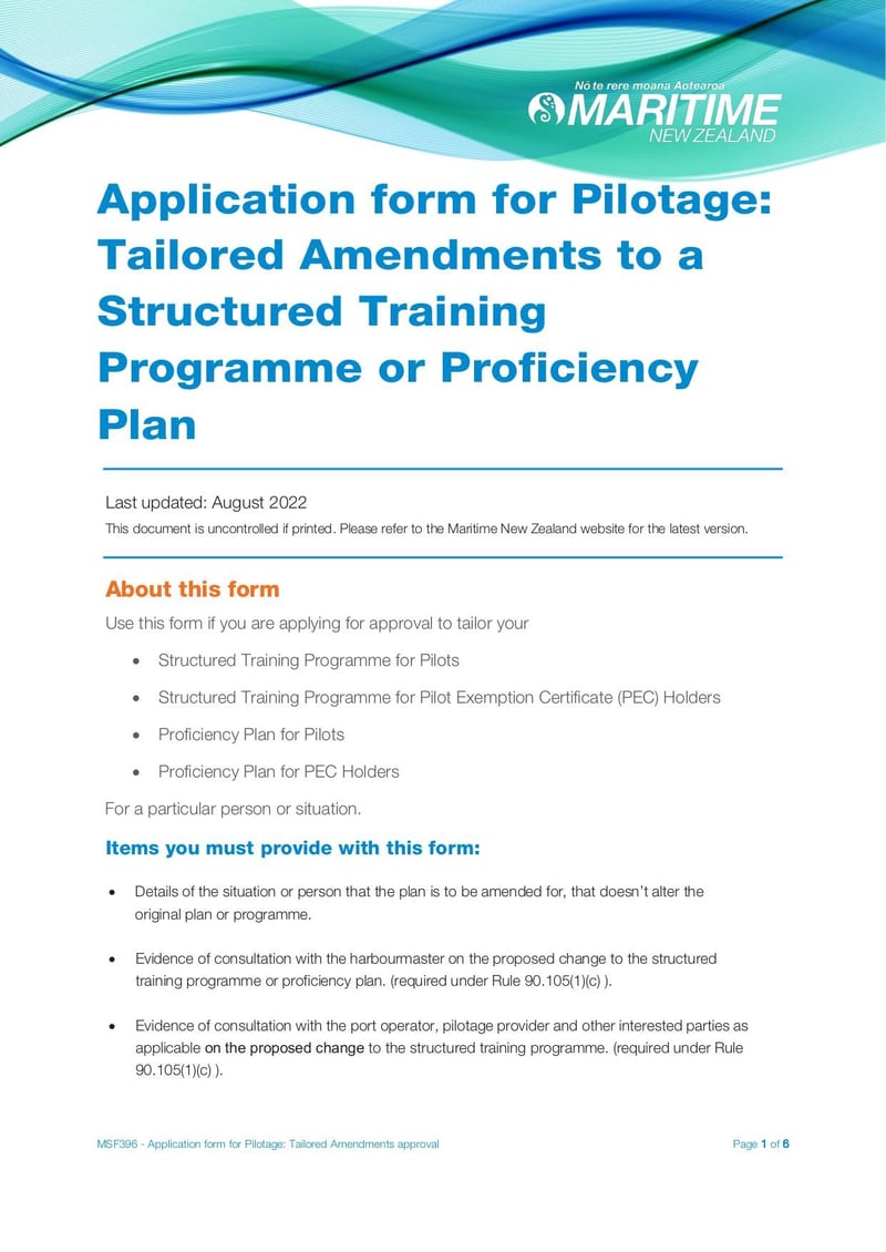 Large thumbnail of Application Tailored Amendments STPPP - Aug 2022