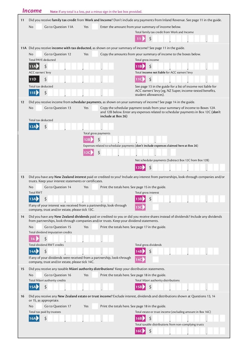 Large thumbnail of Form IR3 - Mar 2019