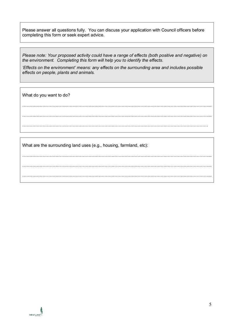 Large thumbnail of Resource Consent Application Form and Assessment of Environmental Effects - Nov 2017