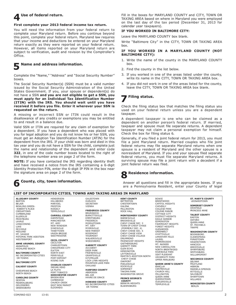 Large thumbnail of Maryland Form 515 - Sep 2017