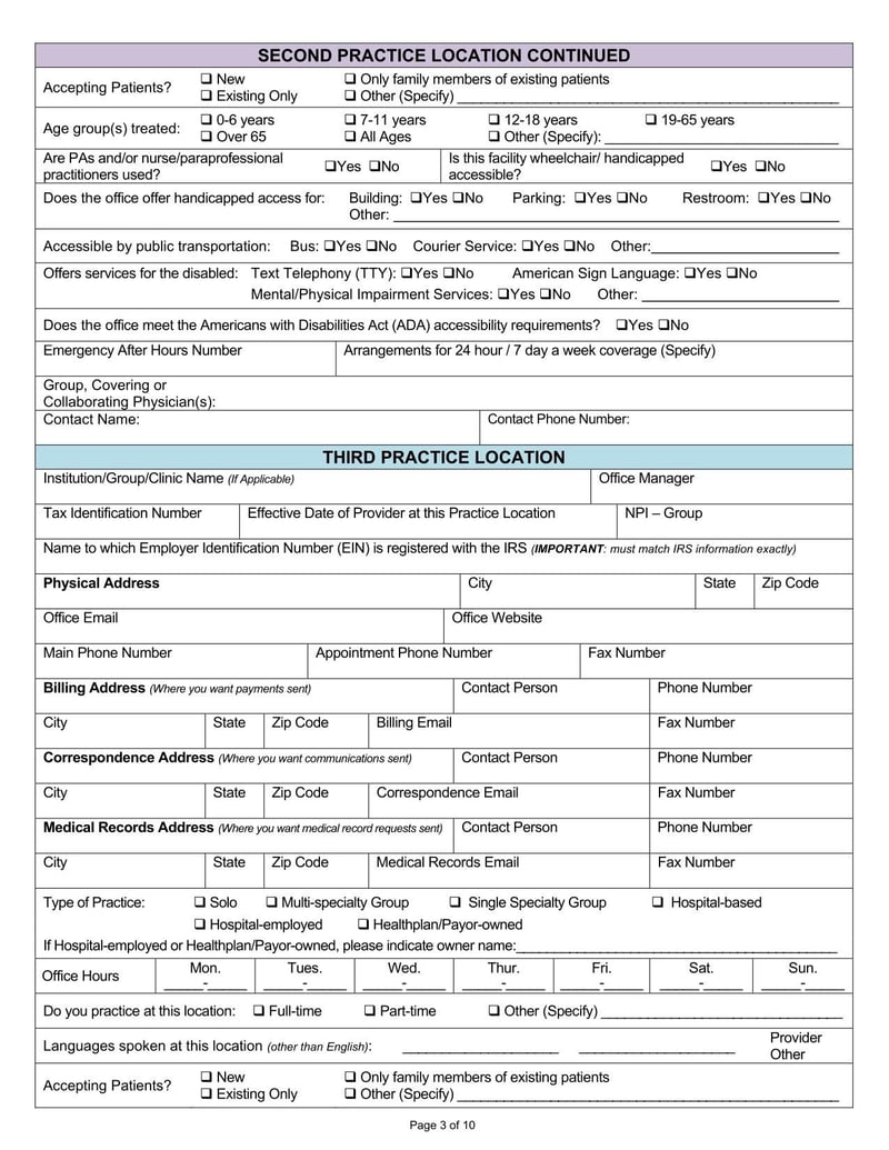 Large thumbnail of Louisiana Standardized Credentialing Application