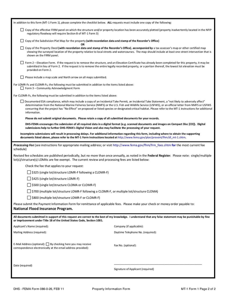 Large thumbnail of Property Information Form - Dec 2016