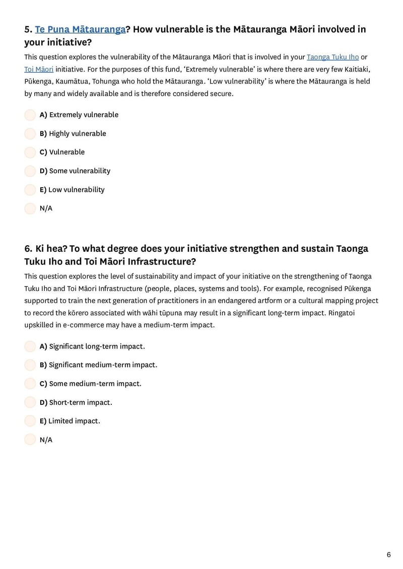 Large thumbnail of Cultural Sector Regeneration Fund Outcomes Questionnaire - Jul 2022