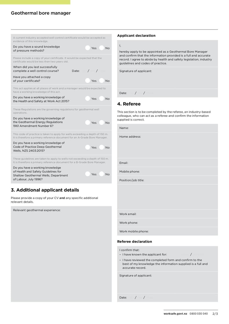 Large thumbnail of Geothermal Bore Manager Application Form - Oct 2018