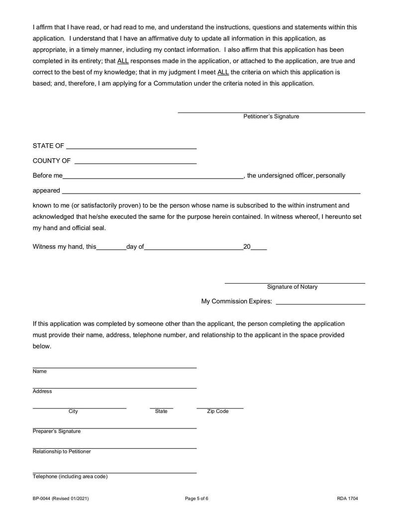 Large thumbnail of Form BP-0044 - Jan 2021