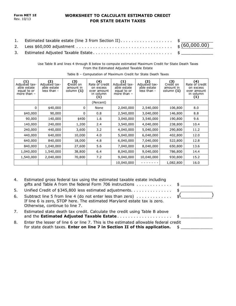 Large thumbnail of Form MET 1E - Sep 2017
