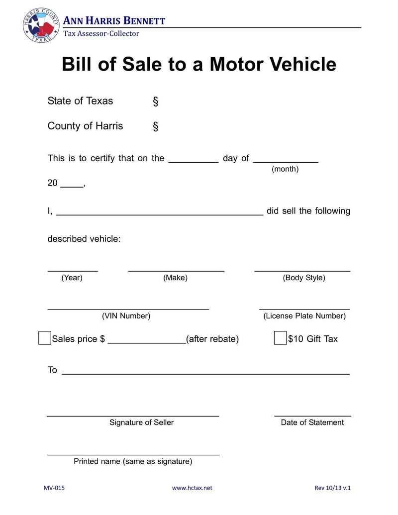 Large thumbnail of Form MV‐015 - Oct 2013