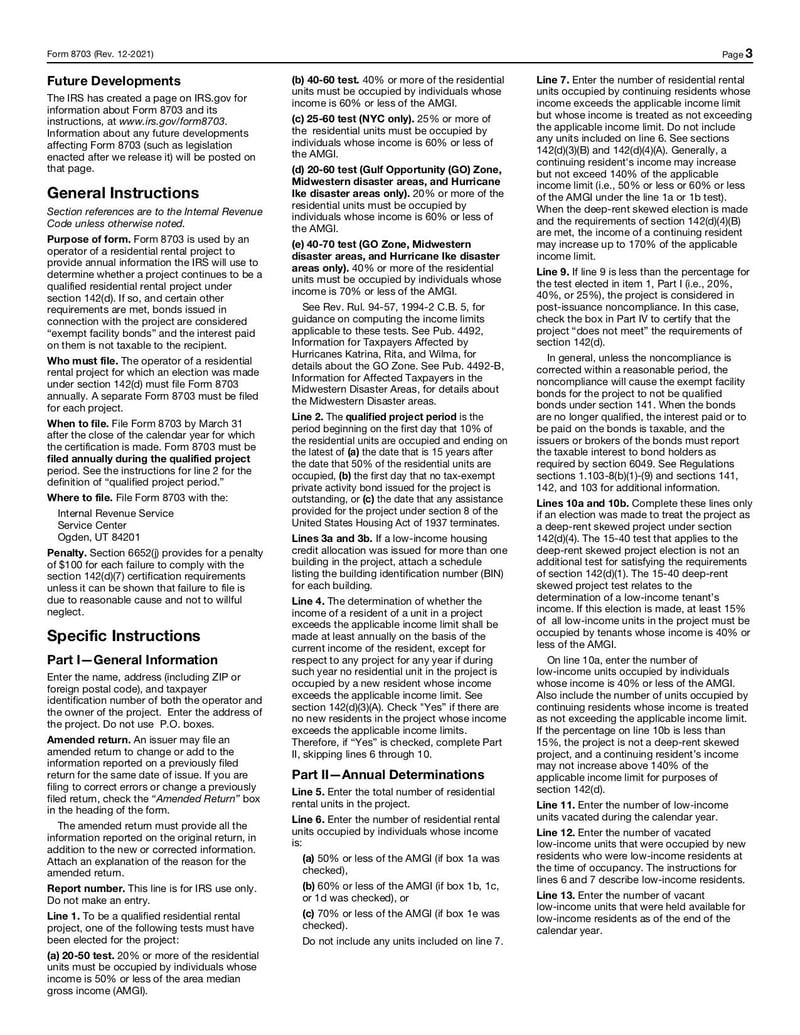 Large thumbnail of Form 8703 - Dec 2021