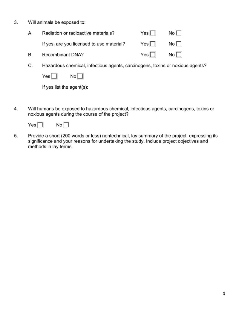 Large thumbnail of Angelo State University Protocol for the Use of Live Animals for Research, Teaching or Demonstration