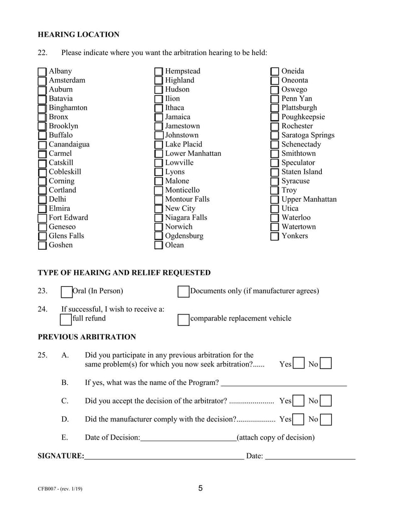 Large thumbnail of Form CFB007 (2019)