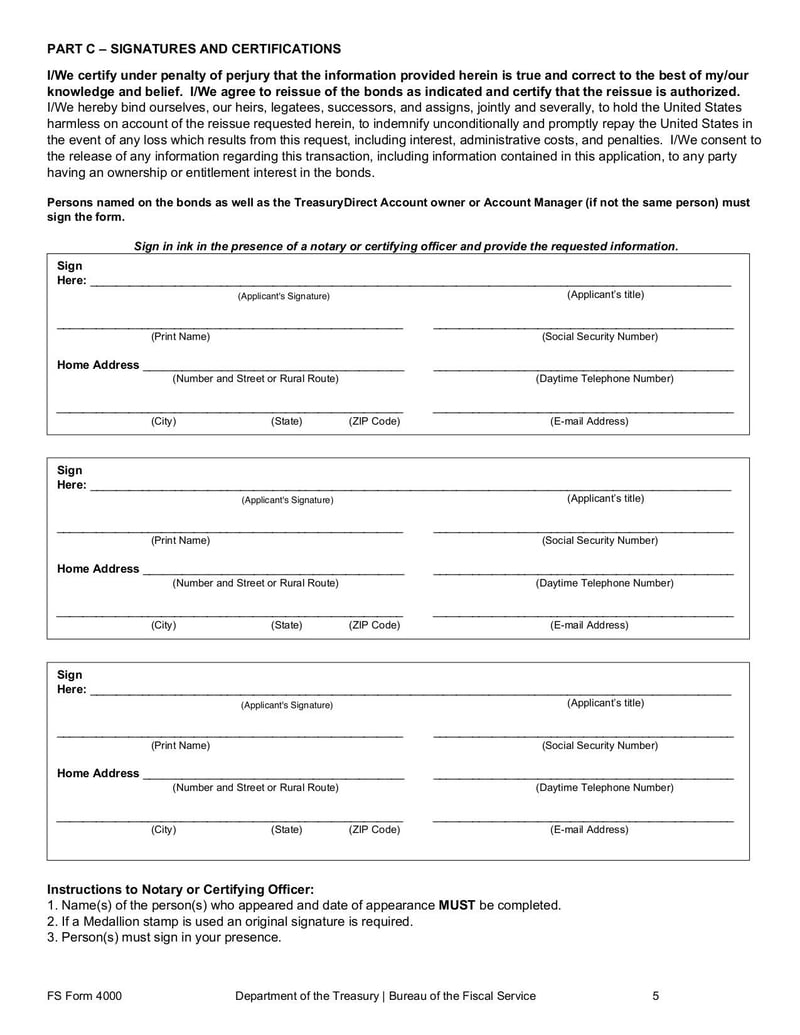 Large thumbnail of FS Form 4000 - Nov 2021