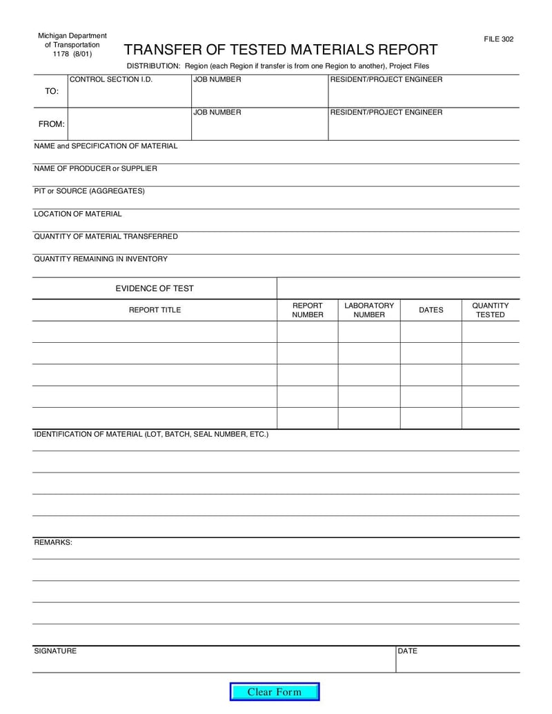 Large thumbnail of MDOT Form 1178 - Oct 2017