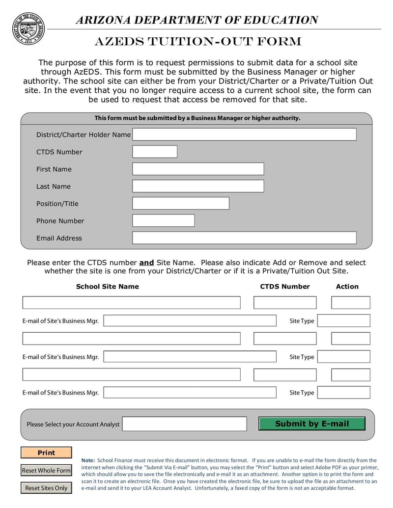 Large thumbnail of AZEGS Tuition Out Form - Apr 2017
