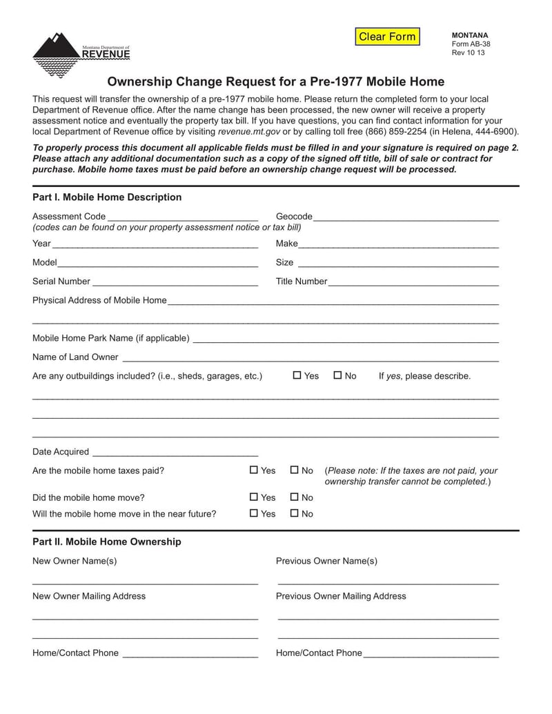 Large thumbnail of Form AB-38 (2013)