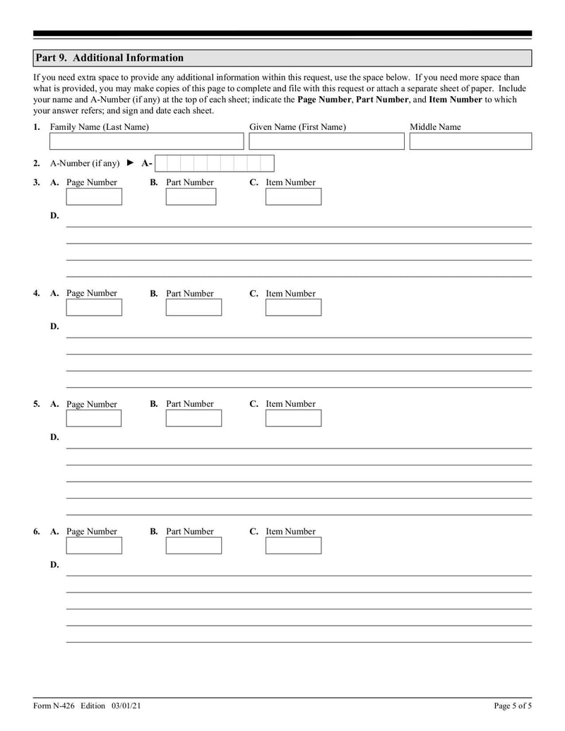 Large thumbnail of Form N-426 - Mar 2023