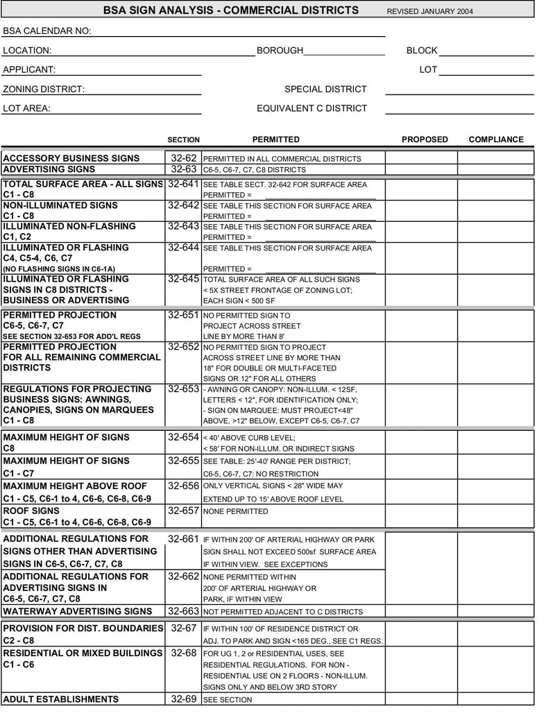Large thumbnail of Sign Calculation Form - Aug 2005