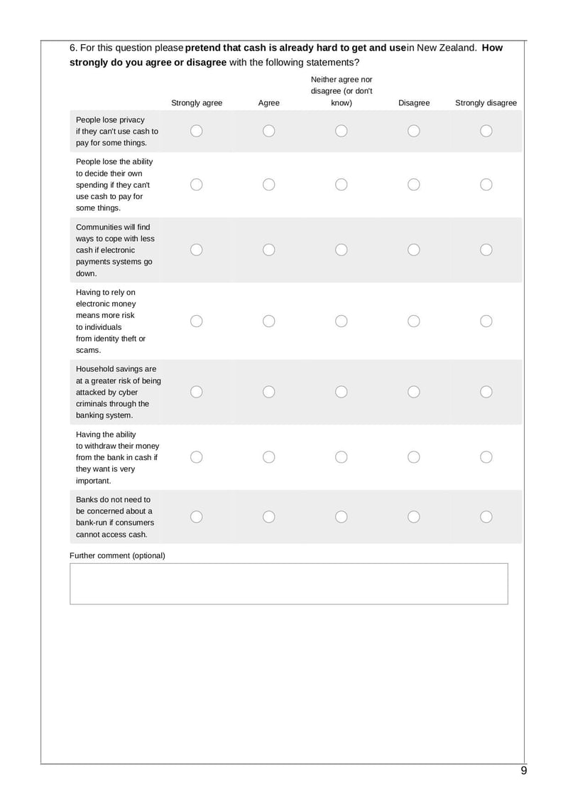 Large thumbnail of Future of Cash Feedback Form - Aug 2019