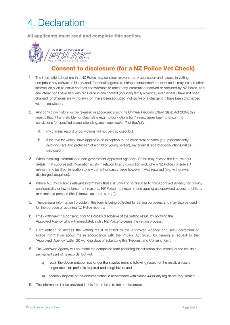 Large thumbnail of Fit and Proper Person MNZ Form - Apr 2021