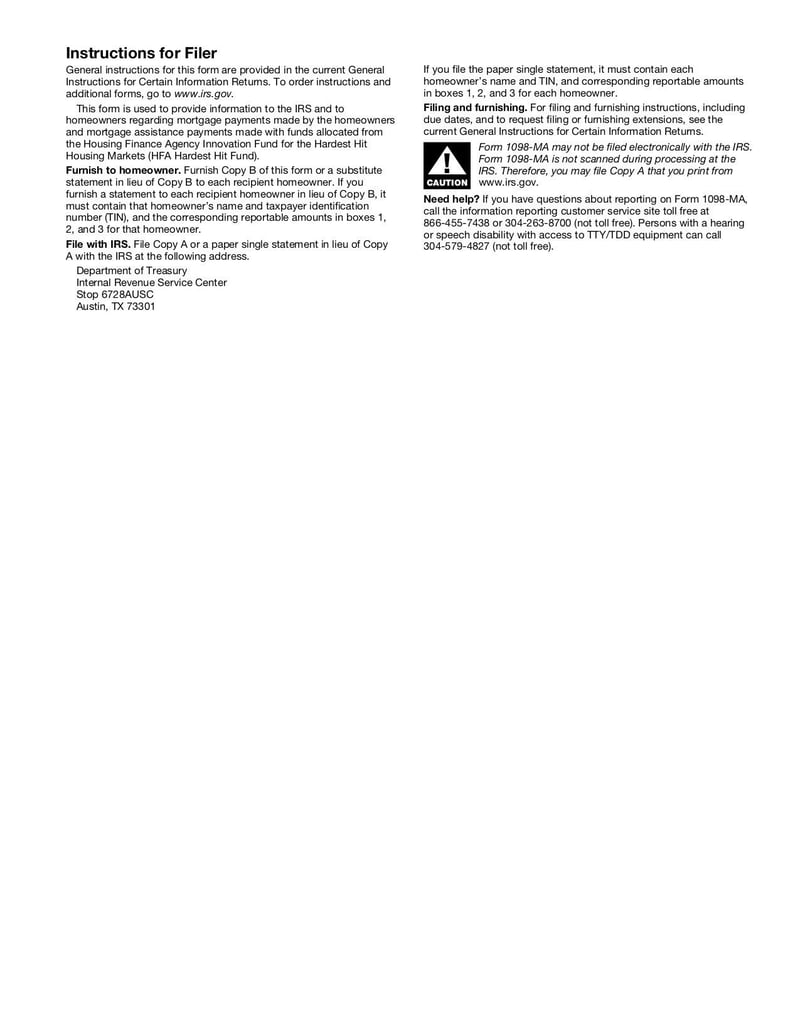 Large thumbnail of Form 1098-MA - Sep 2019