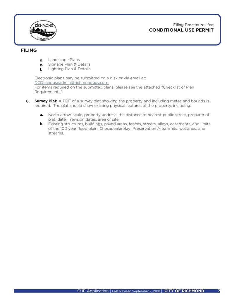 Thumbnail of Application for Conditional Use Permit - Oct 2018 - page 6