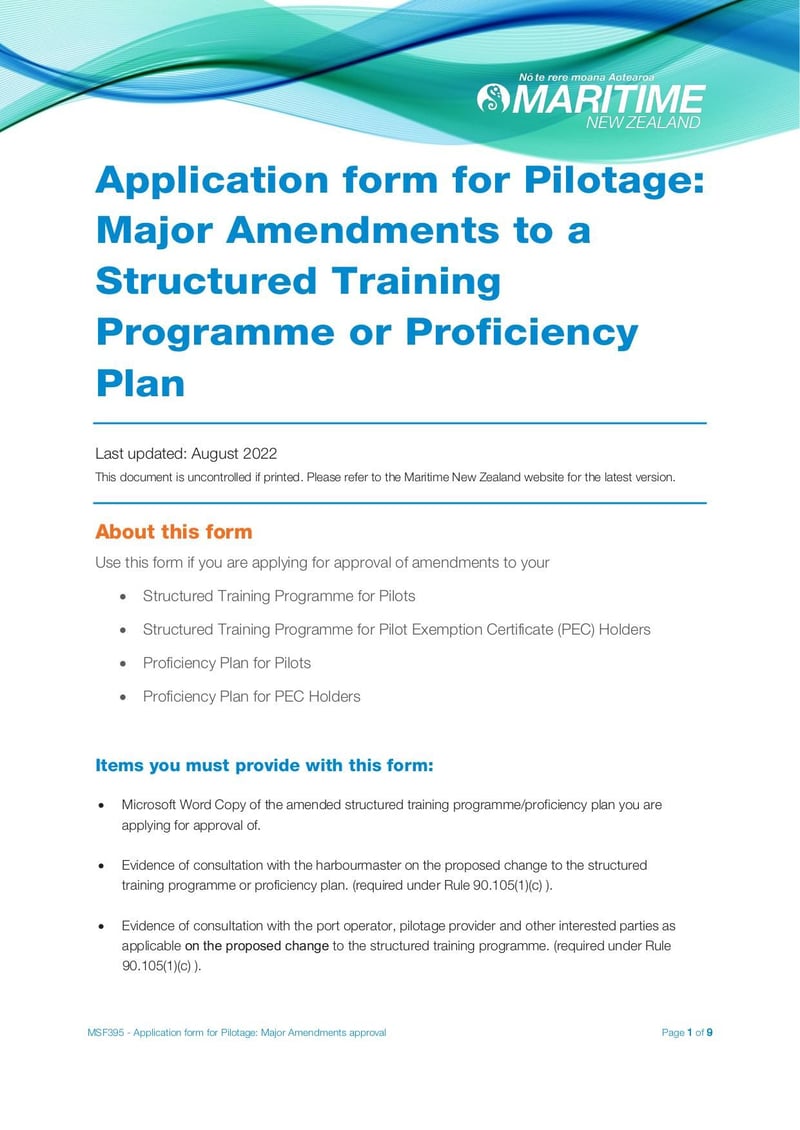 Large thumbnail of Application Major Amendments STPPP - Aug 2022