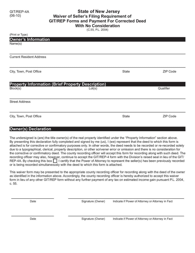Large thumbnail of Form GIT/REP-4A - Jan 2020