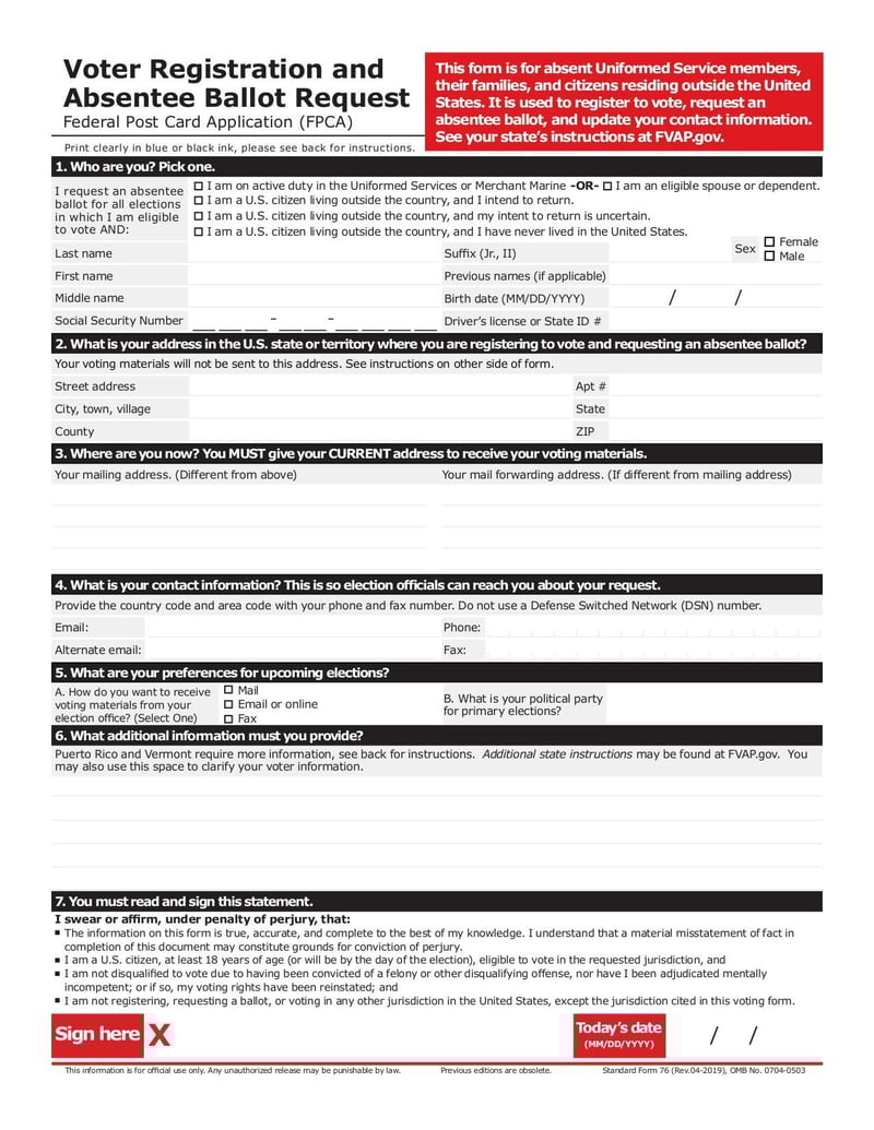 Large thumbnail of Form 76 - Nov 2019