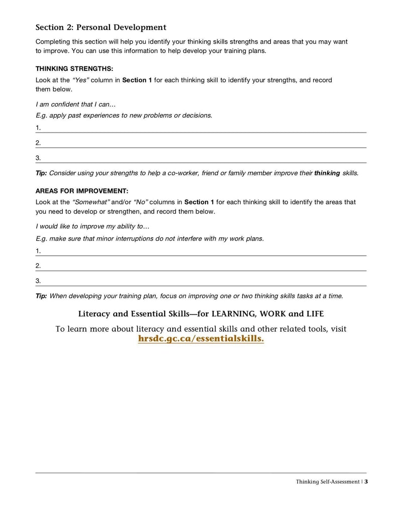 Large thumbnail of WP-169 Thinking Self-Assessment - Mar 2013