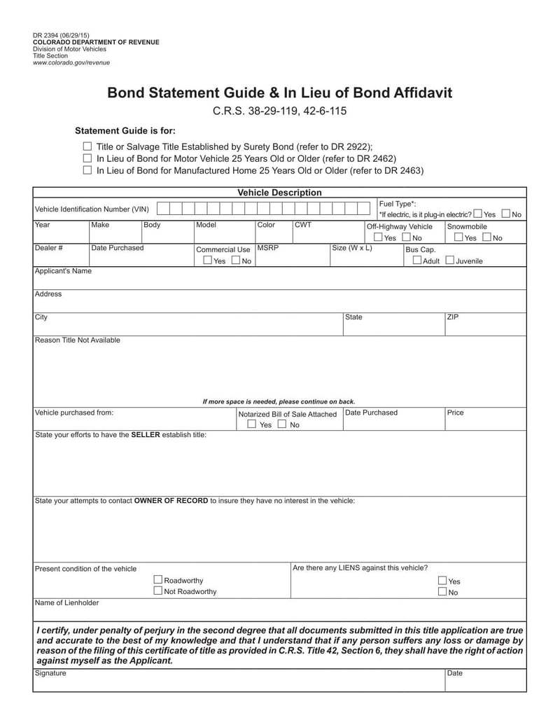 Large thumbnail of Form DR 2394 (2015)