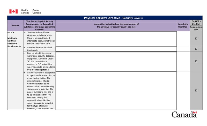 Large thumbnail of Physical Security Directive Security Level 4 - Mar 2019