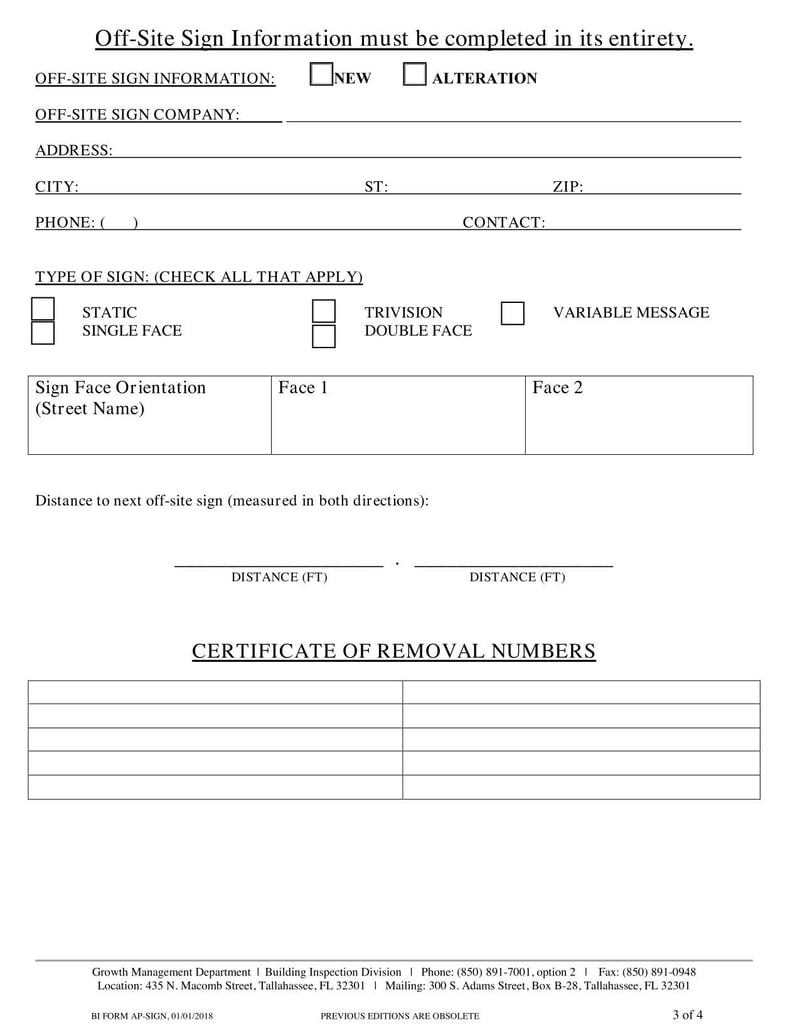 Large thumbnail of Florida Off-Site Sign Information