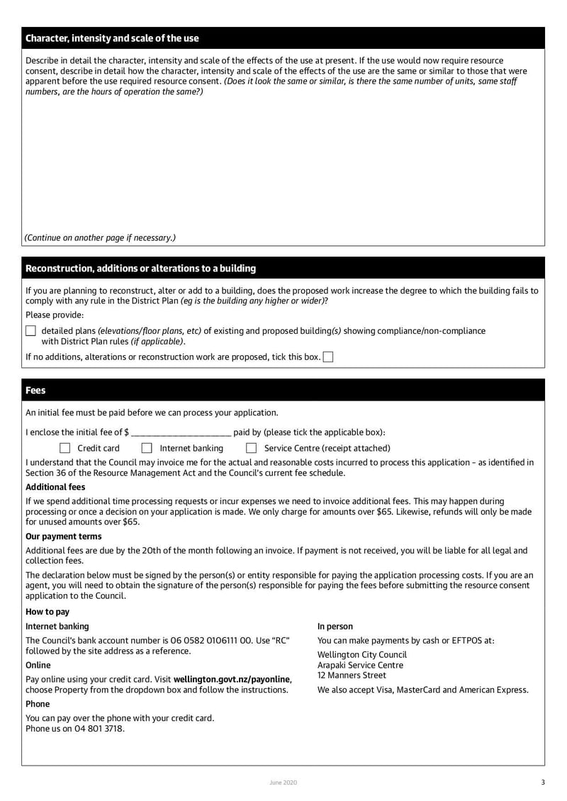 Large thumbnail of Existing Use Certificate Form - Jun 2020
