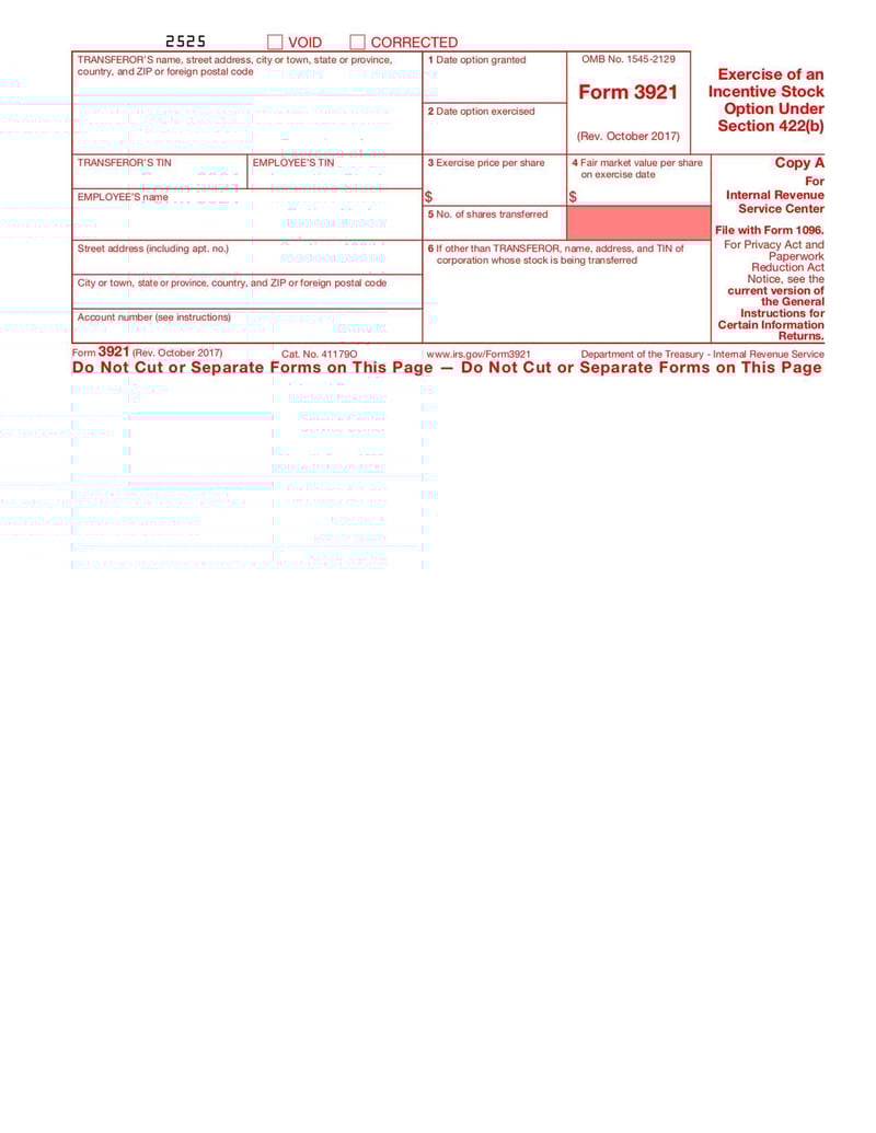 Large thumbnail of Form 3921 - Oct 2017