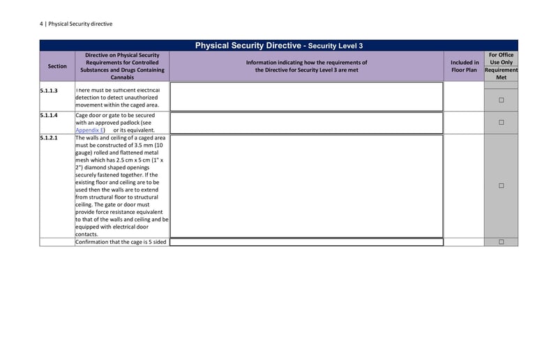 Large thumbnail of Physical Security Directive - Security Level 3 - Aug 2021