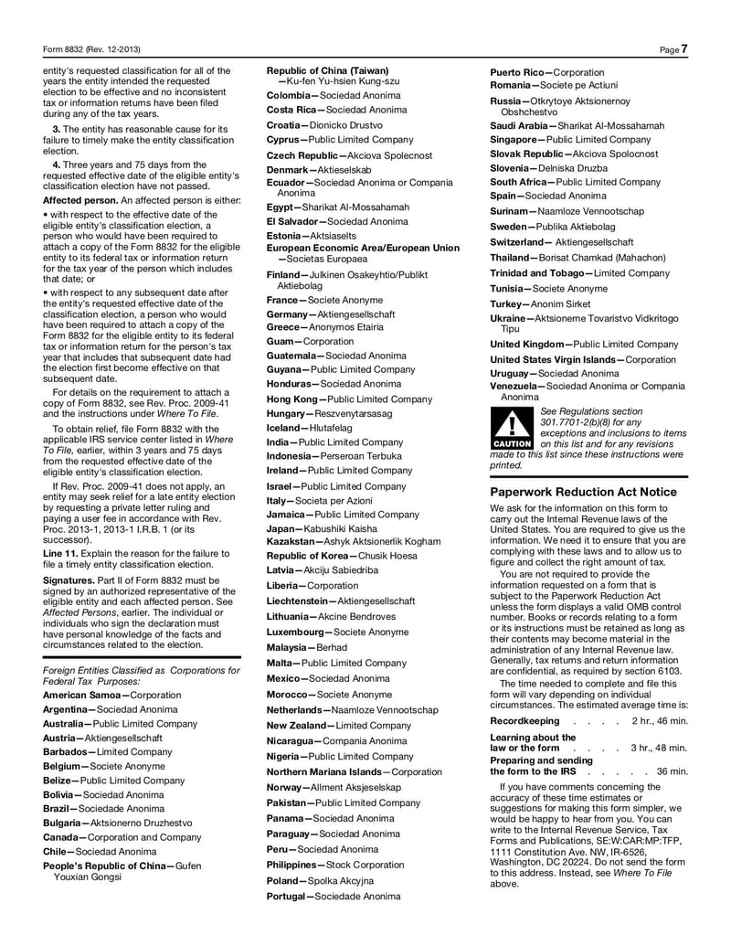 Large thumbnail of Form 8832 - Dec 2013