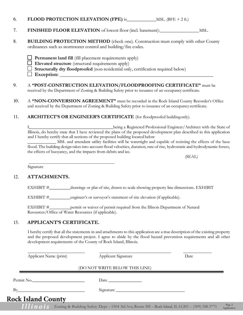 Large thumbnail of Floodplain Developement Permit Application - Oct 2020