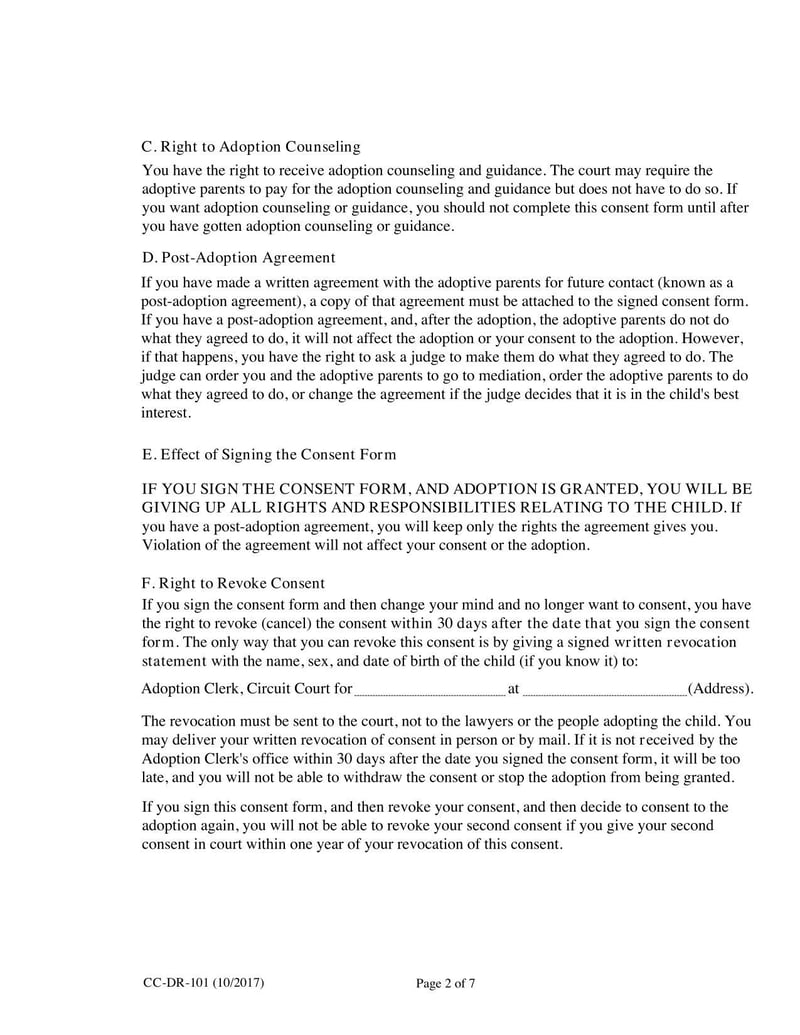 Large thumbnail of Form CC-DR-101