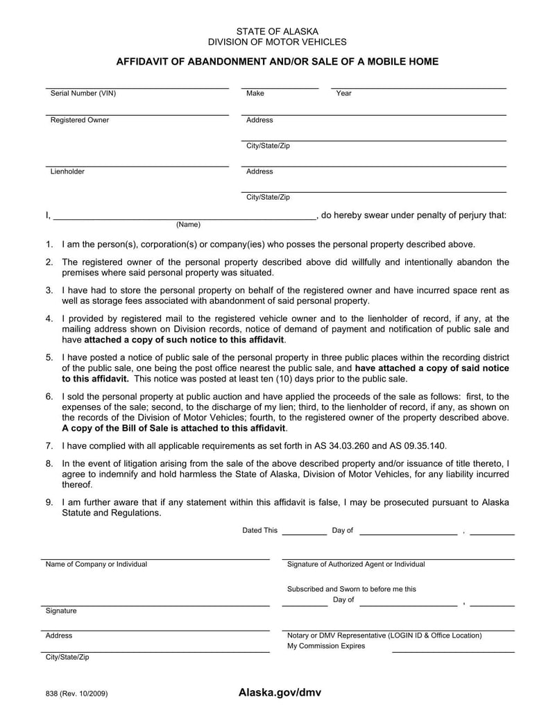 Large thumbnail of Form 838