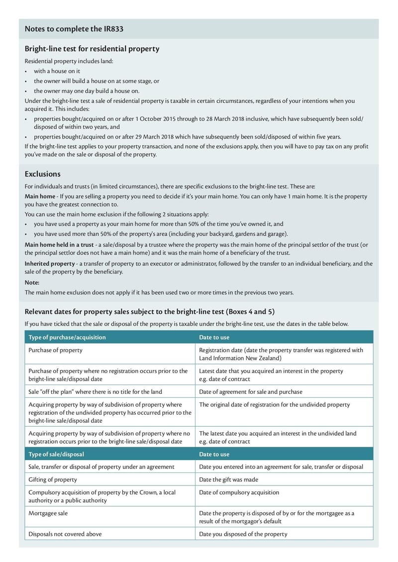 Large thumbnail of Form IR833 - Aug 2020