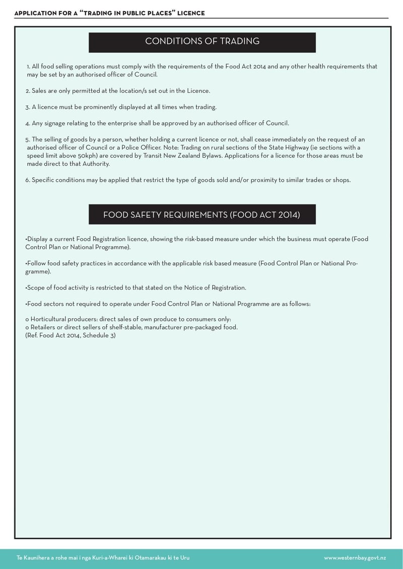 Large thumbnail of Application for a Trading in Public Places Licence - Jul 2021
