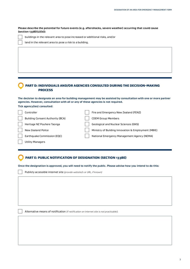 Large thumbnail of Request to Designate an Area for Emergency Management - May 2022